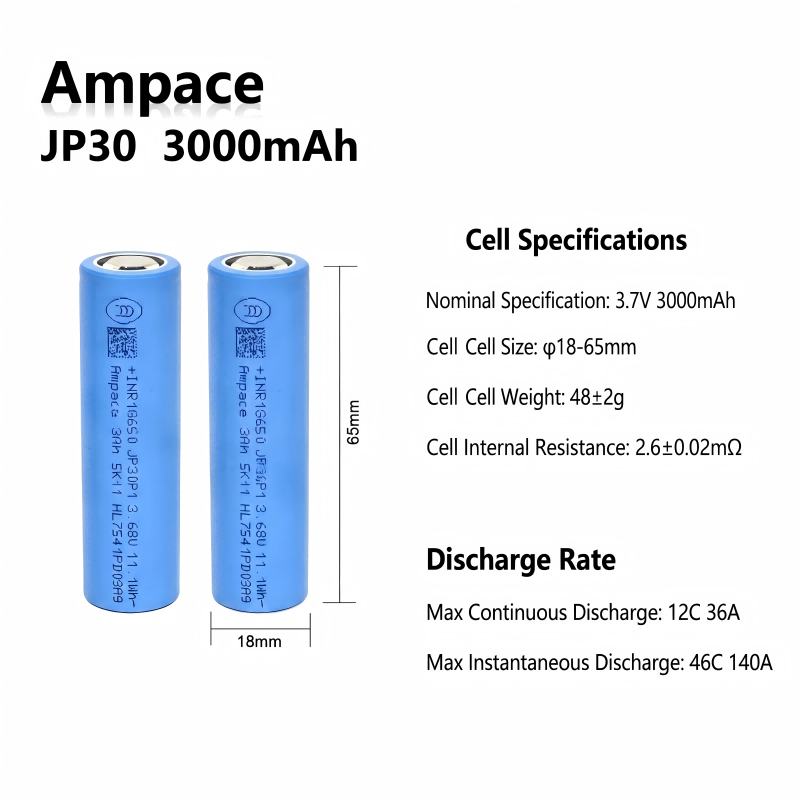 三元 18650 3000mAh - 2